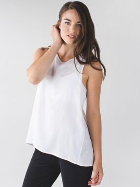 Lululemon All Tied Up White Tank